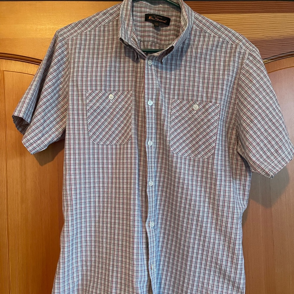 Ben Sherman XXL/2XL mens button down shirt mod skinhead